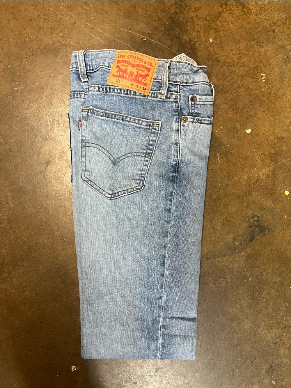 Levi's Slim Straight Men's Jeans in Light Blue 30x34